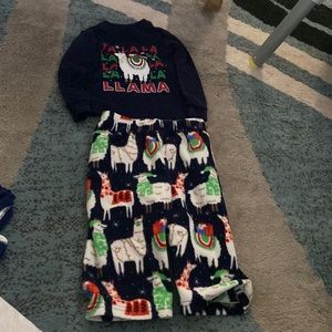 Baby boy falala llama 2020 pajamas